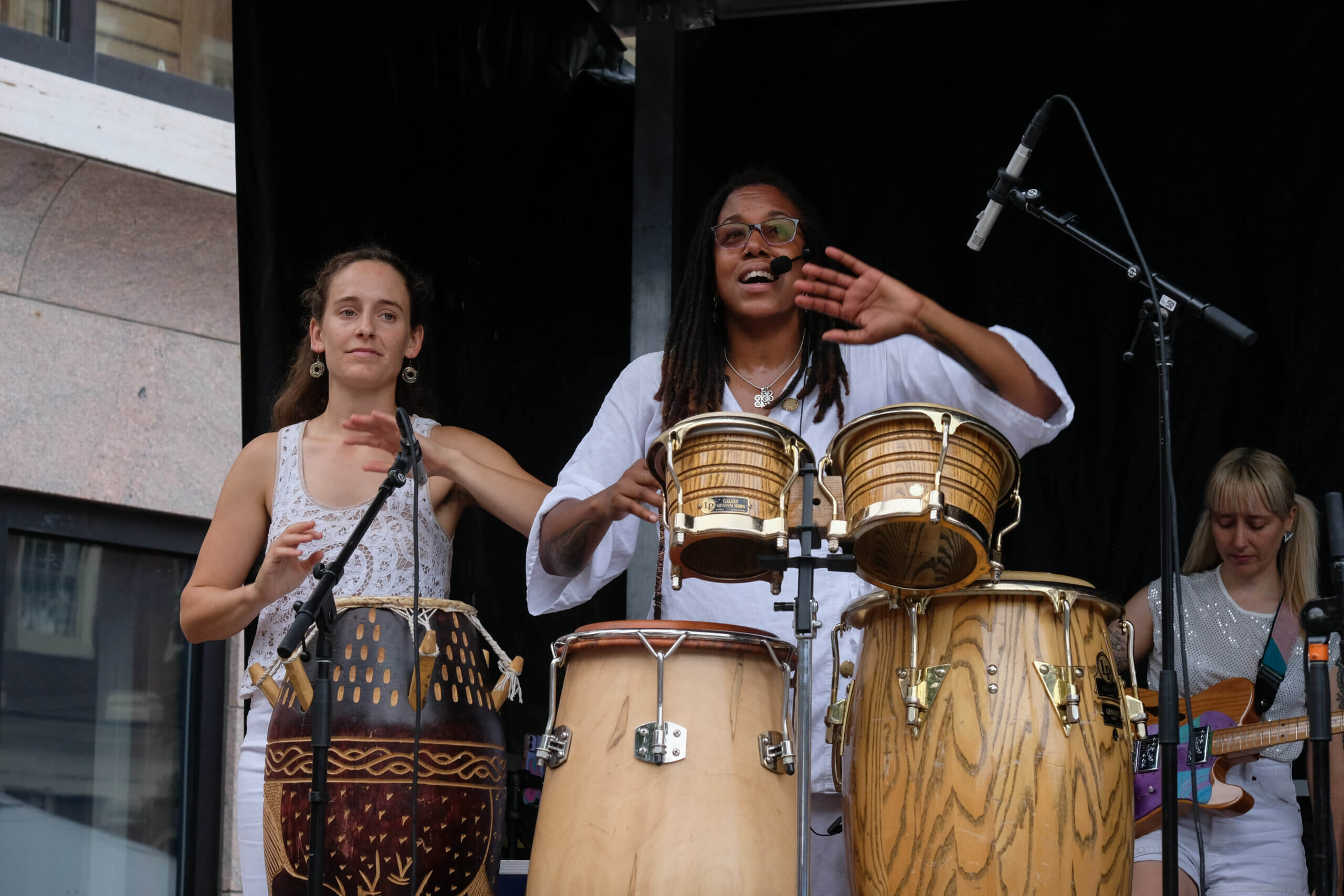 Festival attendees