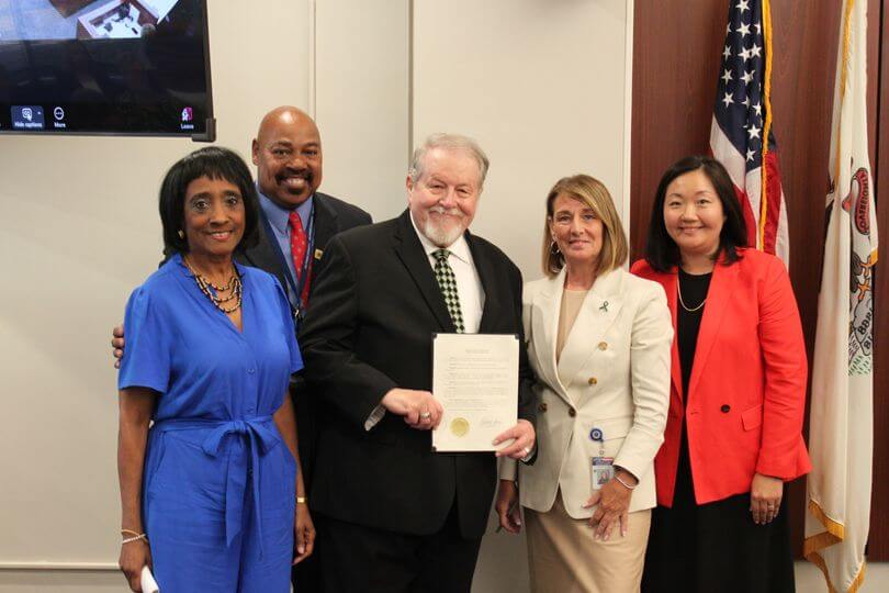 DuPage County Race Amity Day proclamation presentation