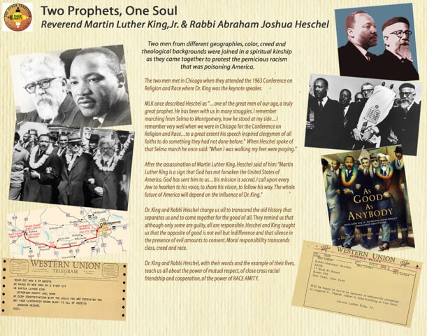 Dr. Martin Luther King Jr. and Rabbi Abraham Joshua Heschel